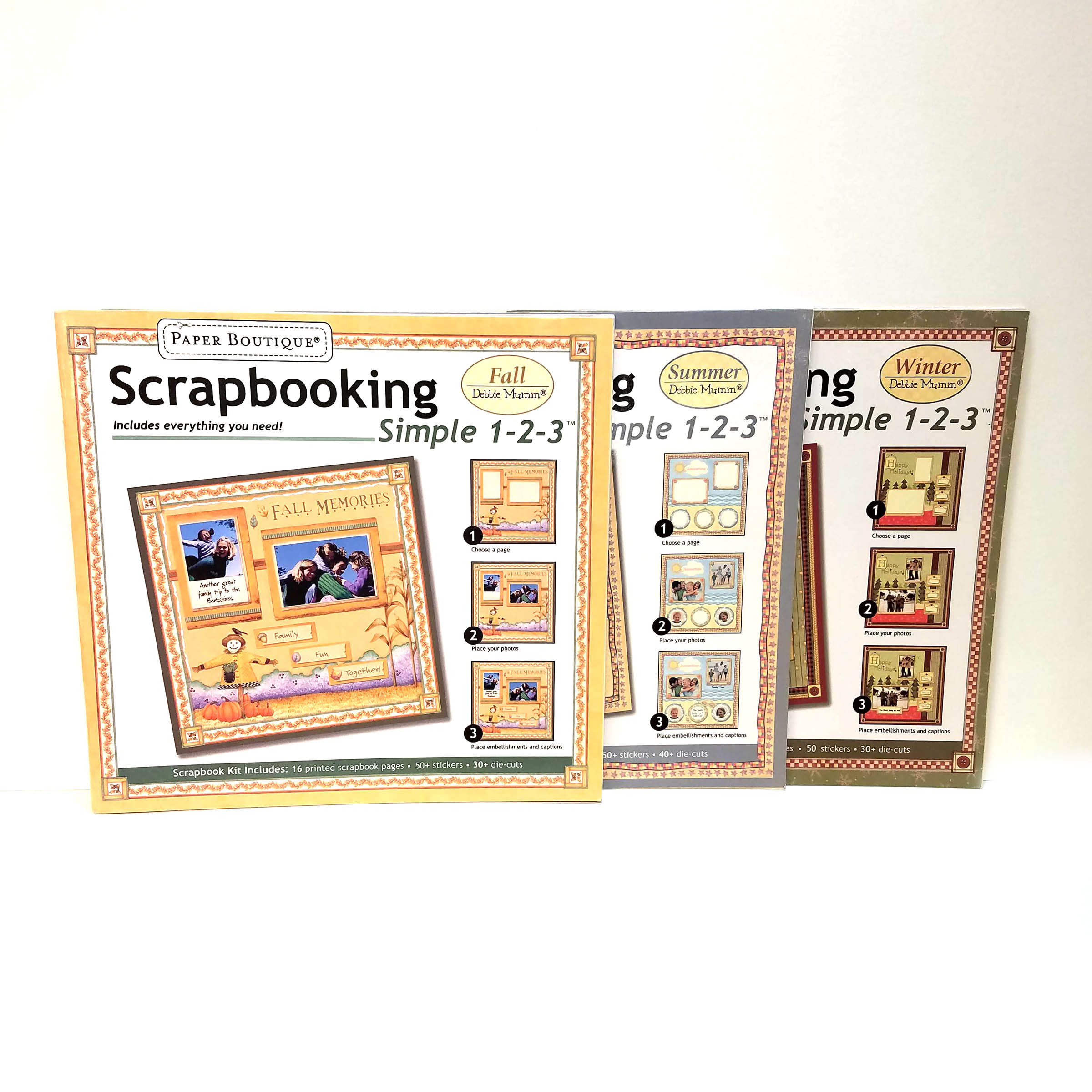 Paper Boutique - Scrapbooking Simple 1-2-3 scrapbook kits