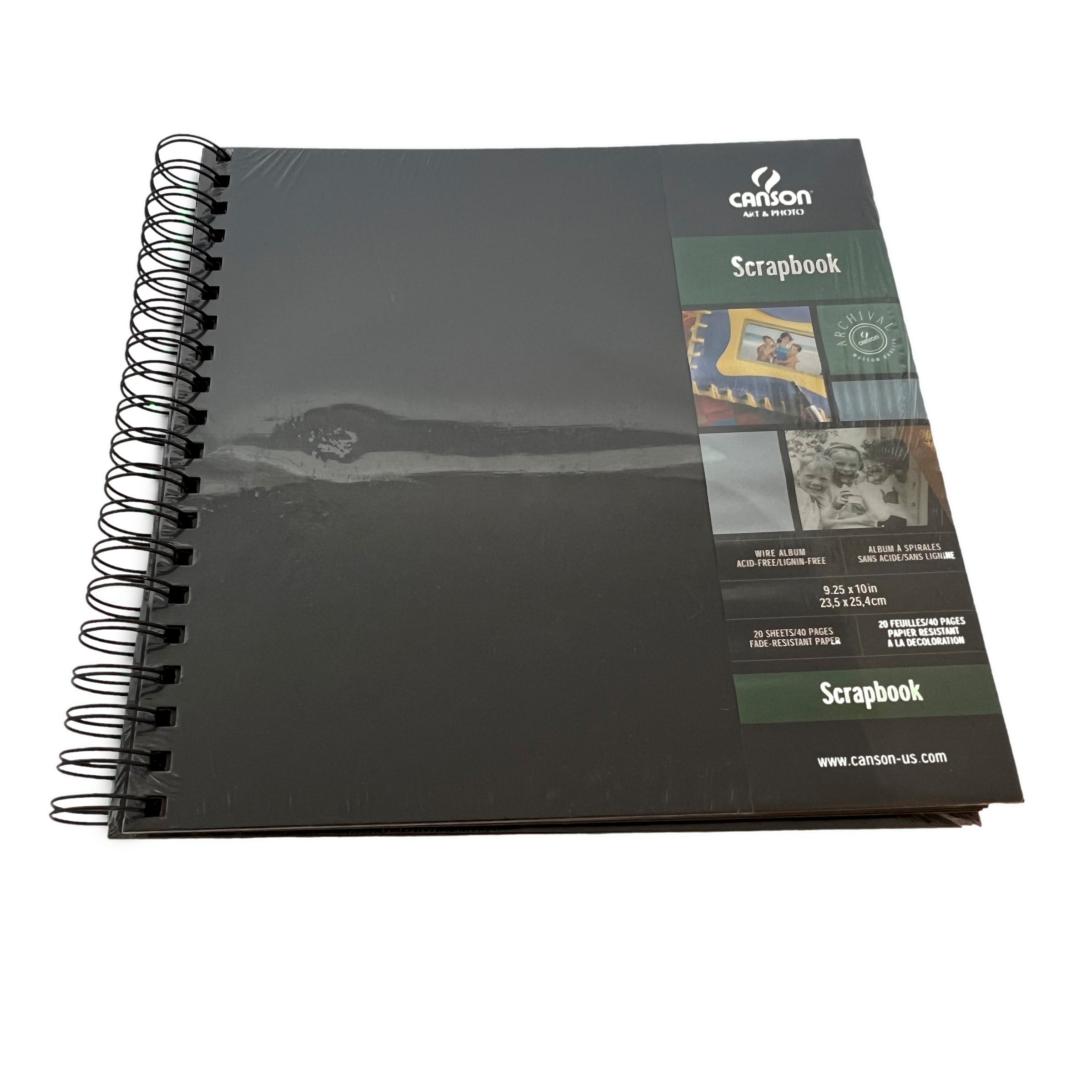 Spiral-bound Canson scrapbook | Creative Reuse Online Store